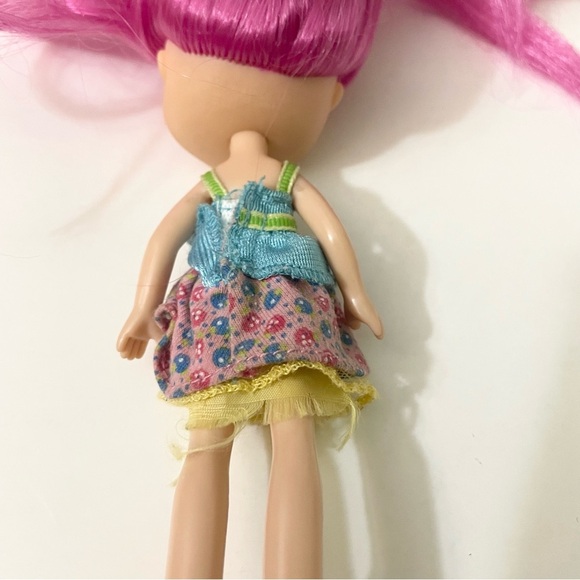 Hasbro Strawberry Shortcake Raspberry Tart 6" Doll Pink Hair Doll - Picture 9 of 15